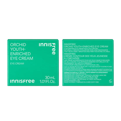 innisfree Orchid Youth-Enriched Eye Cream, Korean Firming Eye Treatment to Smooth Fine Lines