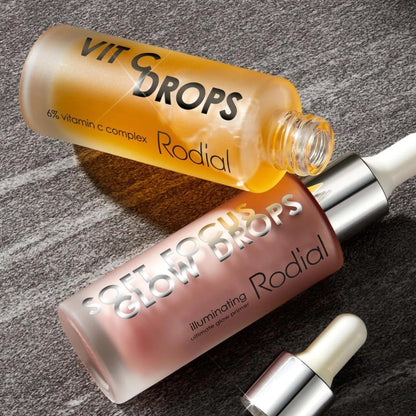 Rodial Vit C Booster Drops 1 fl oz, Lightweight Vitamin C Face Serum with Vitamin B5 & Babassu Oil, Brightening Facial Drops to Boost Radiance & Luminosity