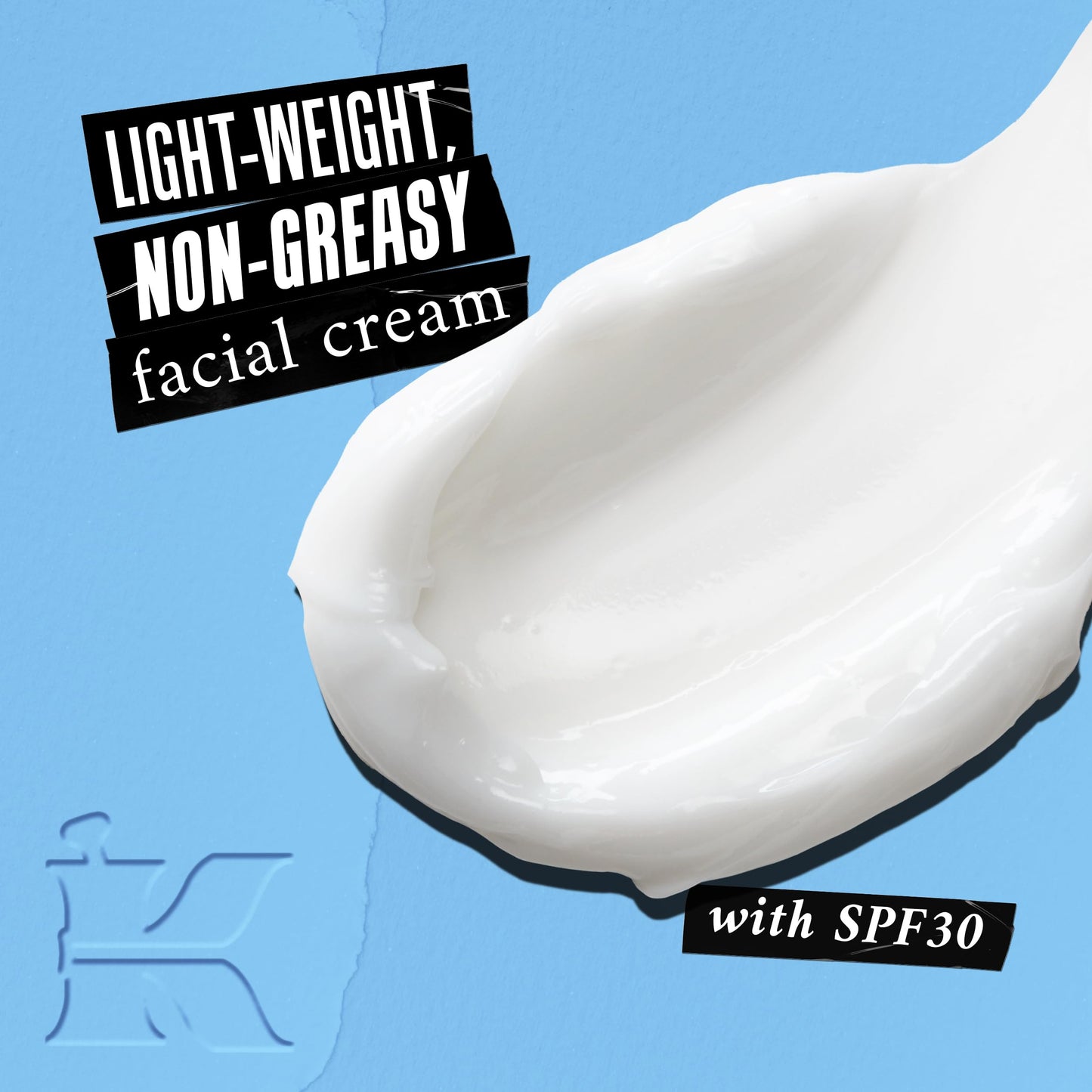 Kiehl's Ultra Facial Cream with SPF 30, Lightweight Daily Face Moisturizer for All Skin Types, 24-hour Hydration, UV Sunscreen Protection, Non-greasy, Absorbs Quickly, with Glacial Glycoprotein