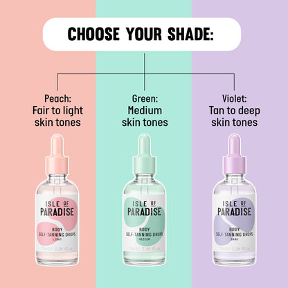 Isle of Paradise Self-Tanning Firming Body Drops