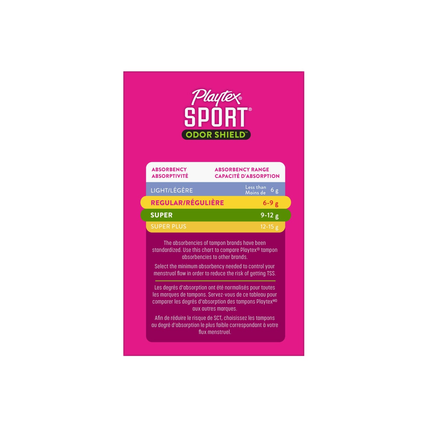 Playtex Sport Odor Shield Tampons 32ct Regular/Super and Sport Tampons 36ct Super Plus Absorbency