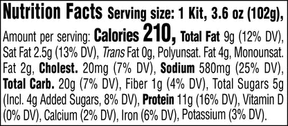 StarKist Snack-To-Go Ready to Eat Meals Tuna Salad Kit, 3.6 oz (1 Pack) Classic Tuna Salad with Crackers Kit