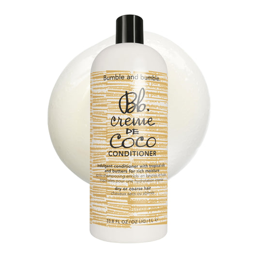 Bumble and bumble. Creme De Coco Coconut Conditioner | For Rich Moisture | Anti Frizz + Hydrating | Curly, Wavy, Straight