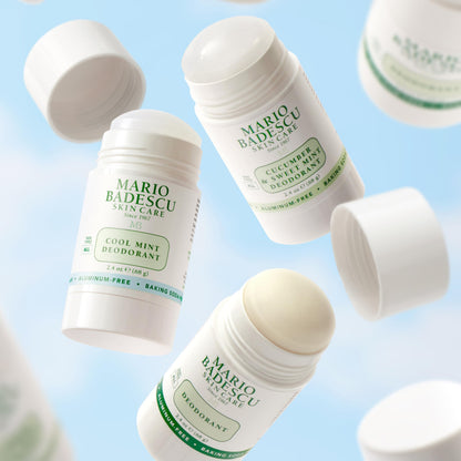 Mario Badescu Aluminum Free Deodorant for Women & Men | Baking Soda & Paraben Free | Underarm Odor Protection for All-Day Freshness | Gentle on Skin | Nourishing Botanical Blend