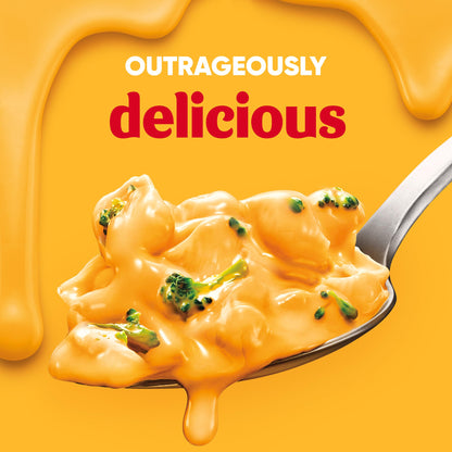 Velveeta Shells & Cheese Broccoli with Shell Pasta, Cheese Sauce & Broccoli Florets, 9.4 oz Box