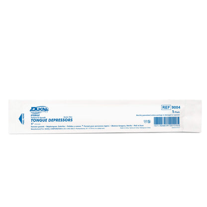 Dukal 9004-BX Tongue Depressor, Sterile, 6" (Box of 100)