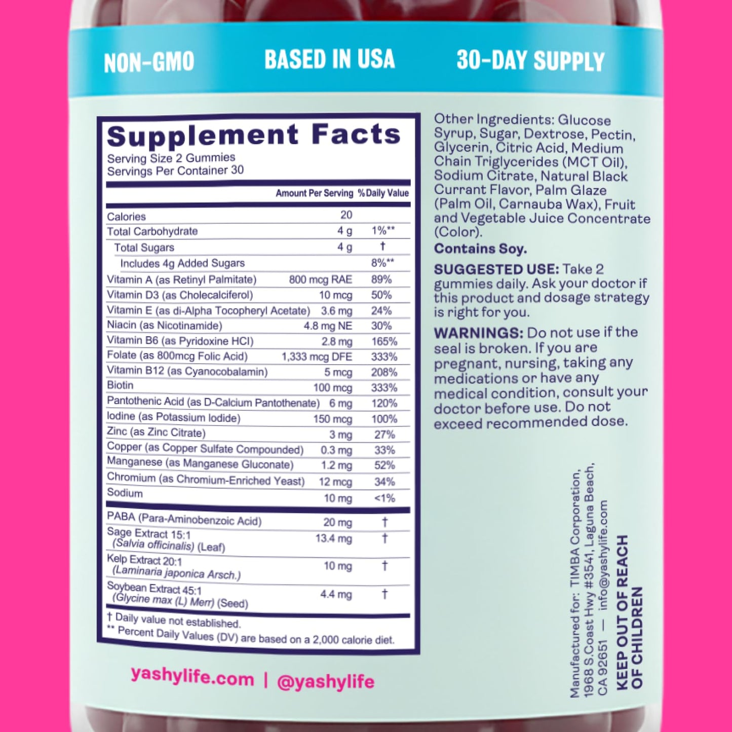 Gummies for Menopause | Hormone-Free Supplements for Women | Clinically Backed | 30 Servings | Helps Alleviate Hot Flashes, Night Sweats, & Mood Swings | Supports Libido | BlackBerry Flavor