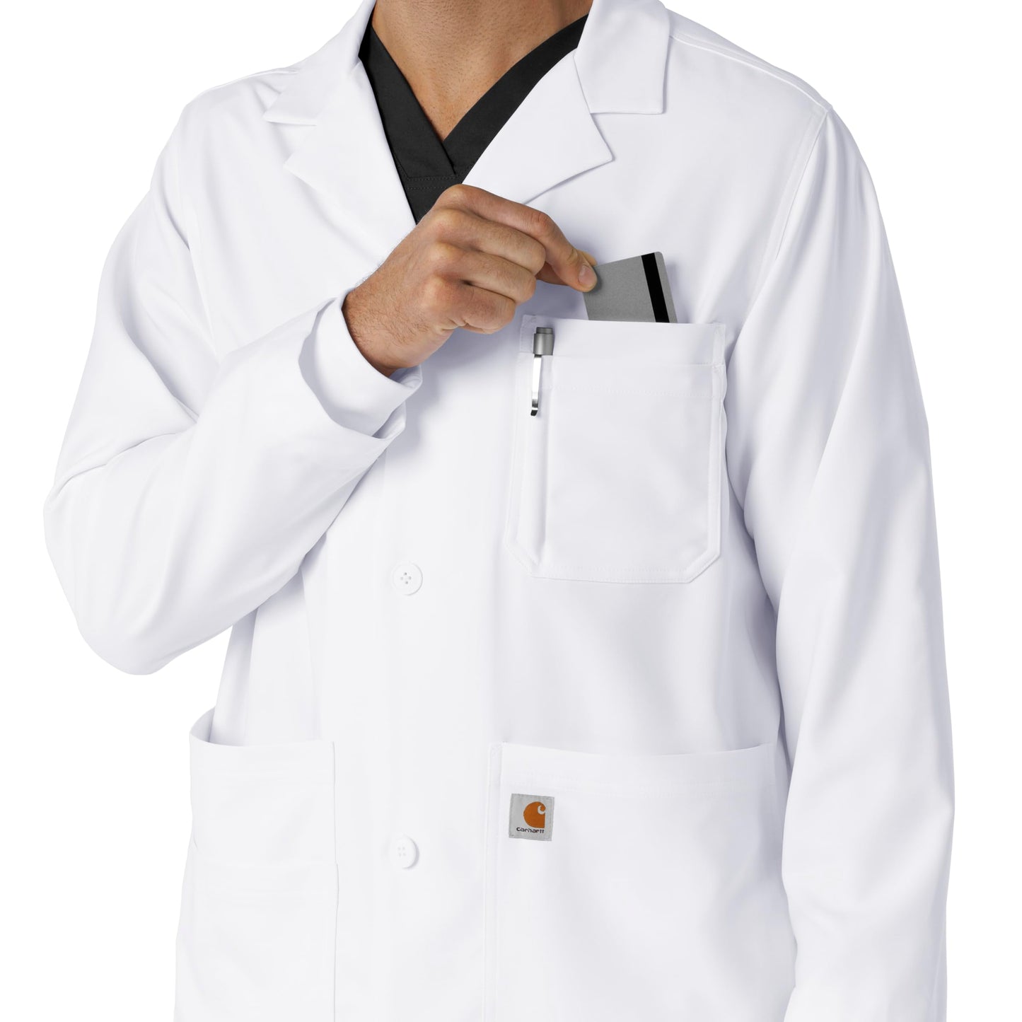 Carhartt Scrubs C71005 Modern Fit Consultation Lab Coat