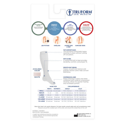 Truform Replacement Liner Undersock for Venous Ulcer Layered Compression Stocking Kit, Large