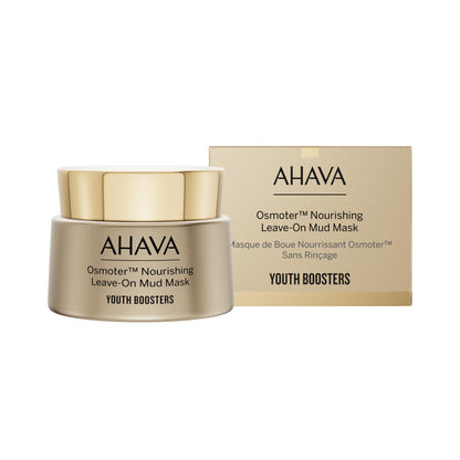 AHAVA Osmoter, Nourishing Leave-On Mud Mask 50ml – Hydrating & Purifying Face Mask with Dead Sea Minerals, Dead Sea Mud & Sea Buckthorn Oil – Restores Skin Barrier & Revives Glow