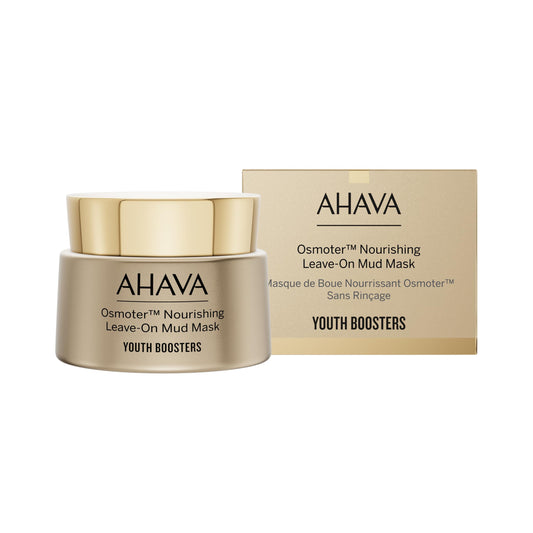 AHAVA Osmoter, Nourishing Leave-On Mud Mask 50ml – Hydrating & Purifying Face Mask with Dead Sea Minerals, Dead Sea Mud & Sea Buckthorn Oil – Restores Skin Barrier & Revives Glow