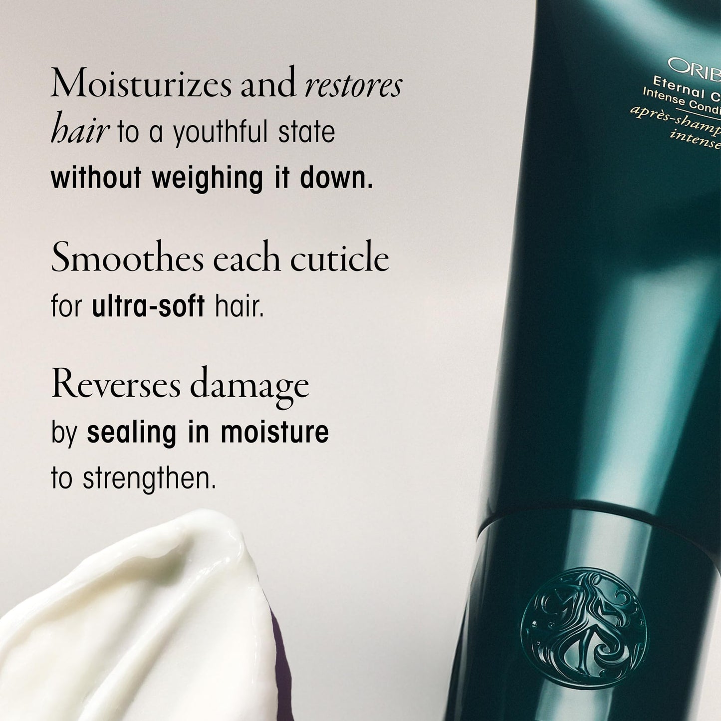 Oribe Eternal Curls Conditioner - Deeply Conditions Thick & Coarse Hair - Detangles, Strengthens & Repairs Damage - Tames Frizz, Smoothes & Softens Hair - For All Curl Types - 6.8 oz
