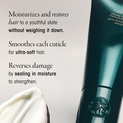 Oribe Eternal Curls Conditioner - Deeply Conditions Thick & Coarse Hair - Detangles, Strengthens & Repairs Damage - Tames Frizz, Smoothes & Softens Hair - For All Curl Types - 6.8 oz