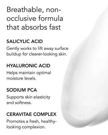Oxygenetix Pore Clarifying Hydro-Matrix | Hyaluronic Acid Face Cream & Moisturizer for Clear-Looking Skin | Daily Hydrating Lotion with Salicylic Acid (2.5 oz)