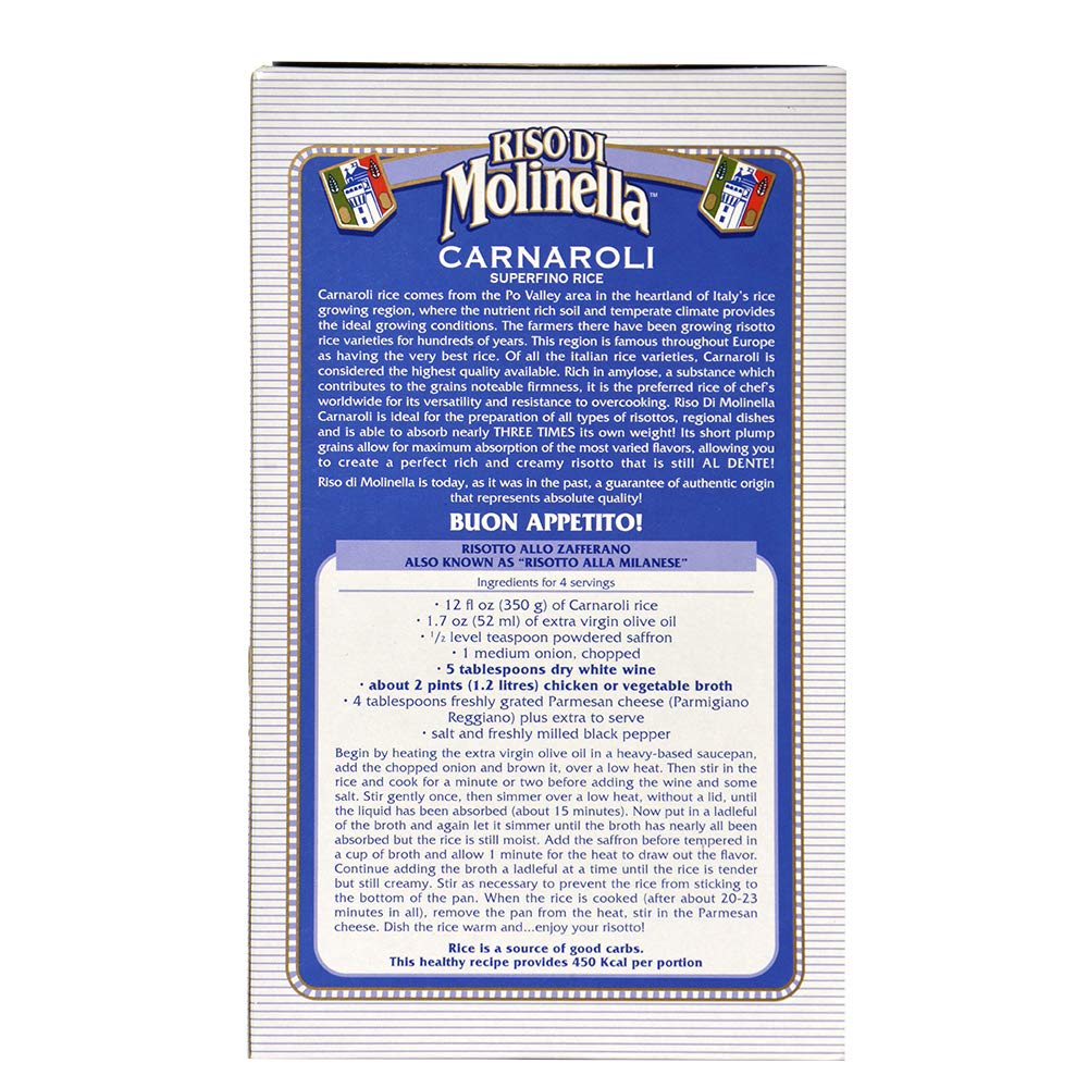 Carnaroli Riso di Molinella 2.2 Lb (Pack of 2)