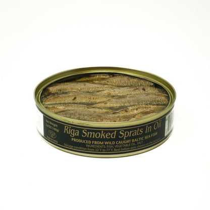 Grilled Catch Smoked Riga Sprats (5.6 Ounce (Pack of 6), Smoked)