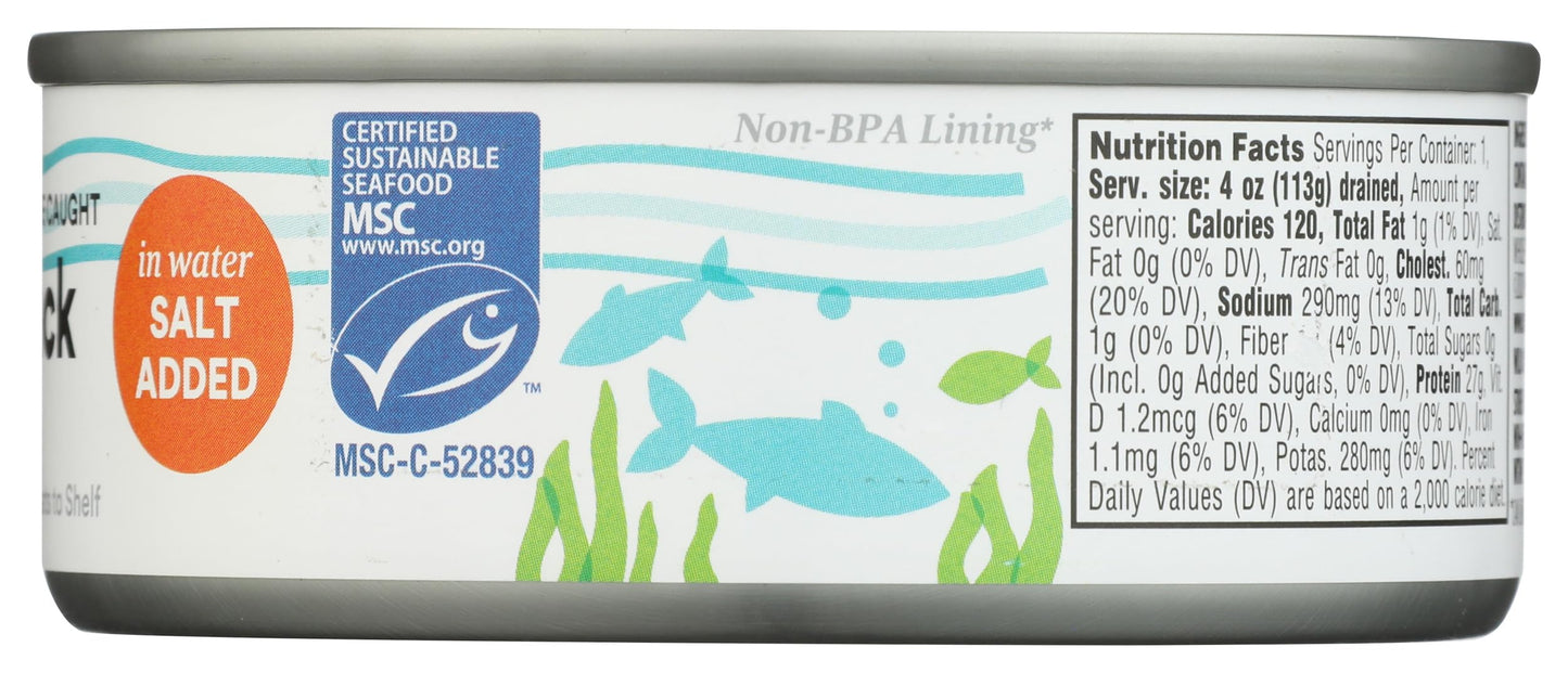 365 by Whole Foods Market, Salted Skipjack Tuna in Water, 5 Ounce