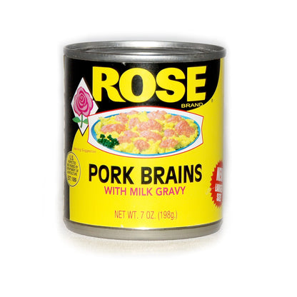 Rose Pork Brains, 7 oz. (189g) Pack of 6 Bundled with a JFS Recipe Card
