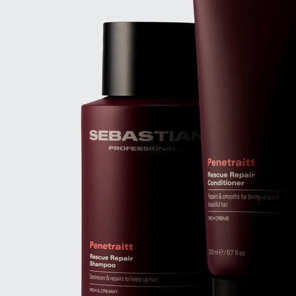 Sebastian Professional Penetraitt Rescue Repair Mask | For Damaged & Color Treated Hair | 4.9 fl oz | Packaging May Vary
