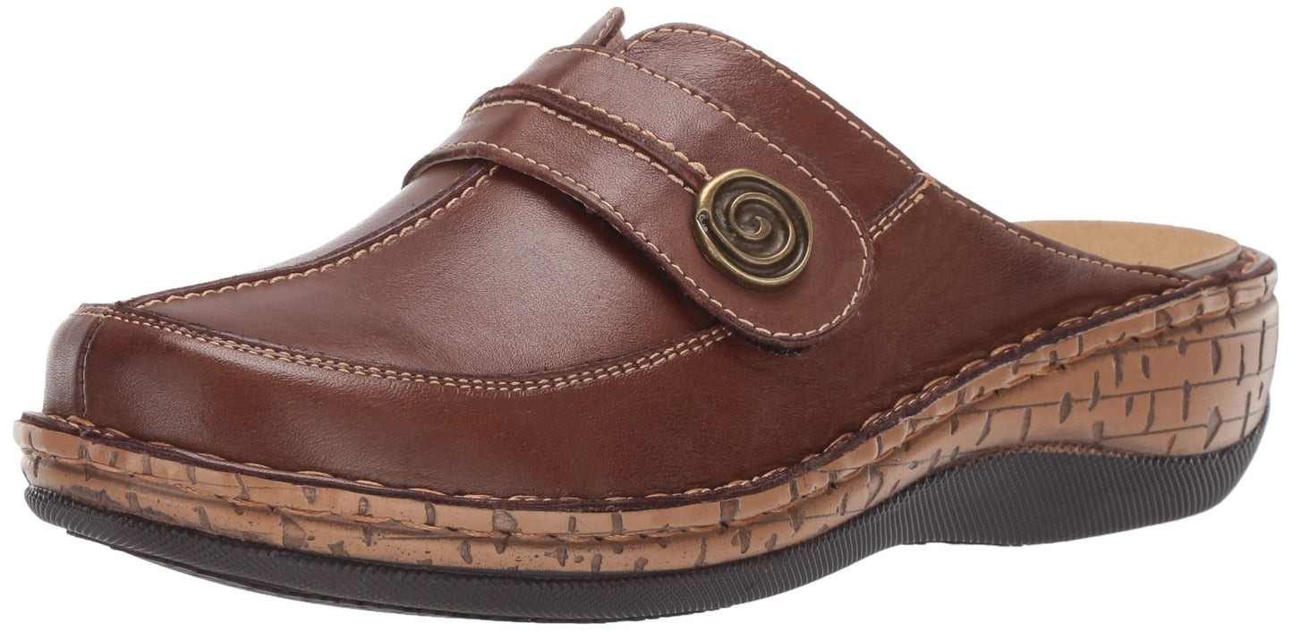 Propét womens Jana Food Service Shoe, Brown, 8 Wide US