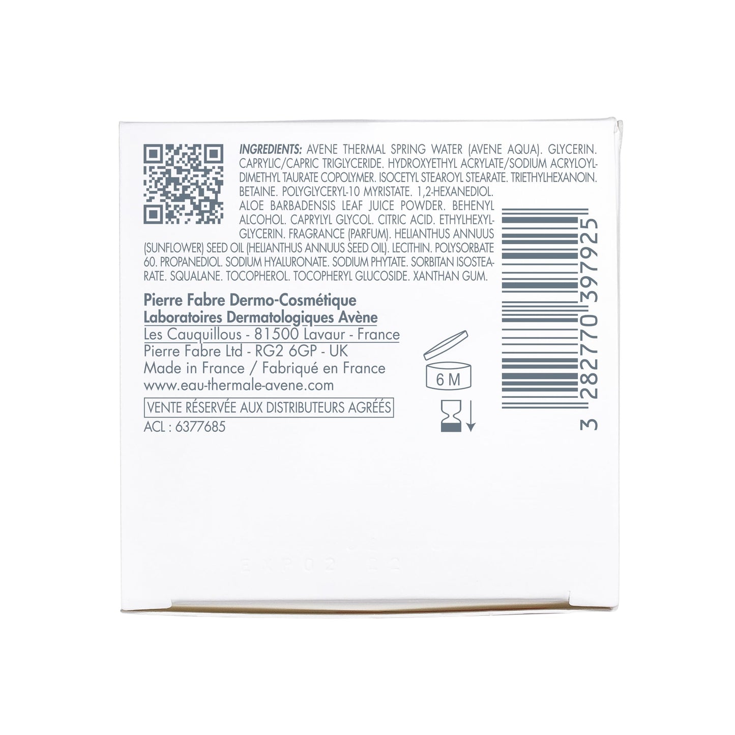 Avène Hydrance Hydrating Aqua Cream-in-Gel, 24 Hour Hydration, Antioxidant Protection