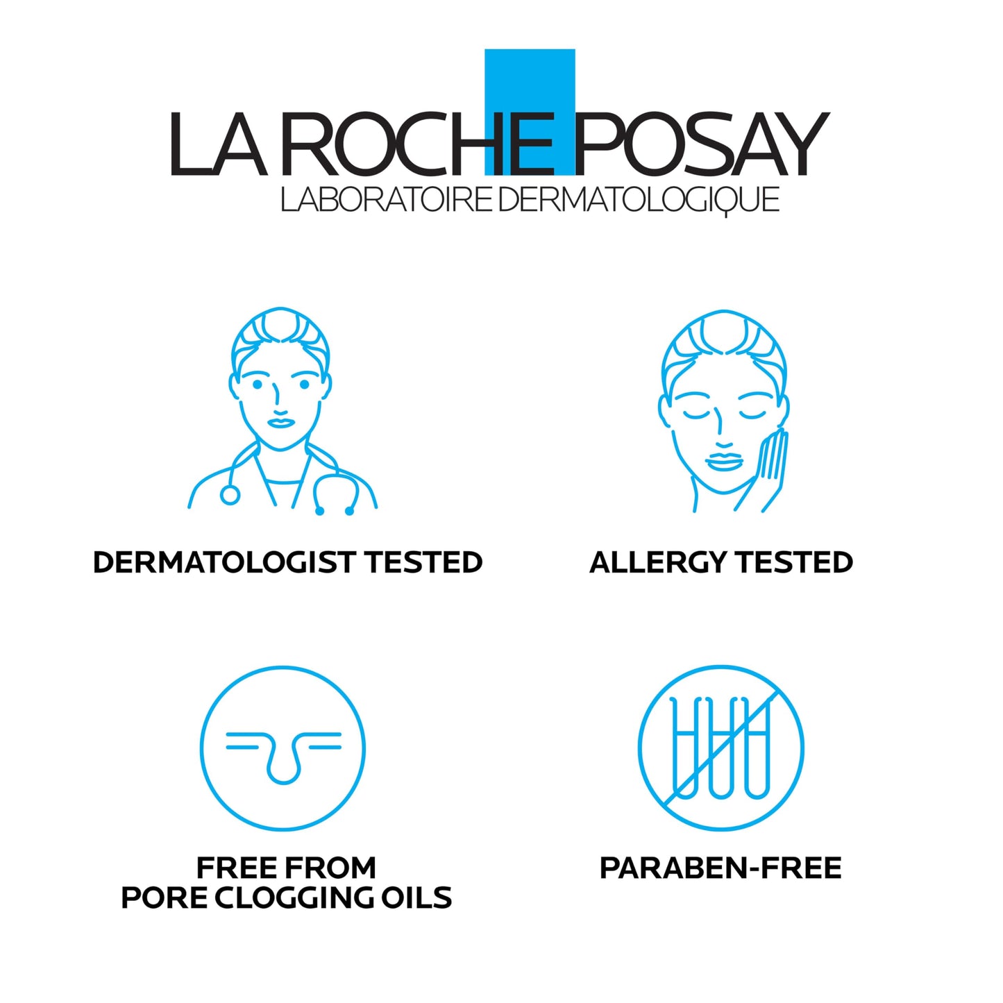 La Roche-Posay Dry Skin Saver Gift Set with Toleriane Hydrating Gentle Cleanser Face Wash 50ml, Double Repair Face Moisturizer 40ml & Cicaplast B5+ 40ml, Travel Size Face Cleanser & Face Lotion Set
