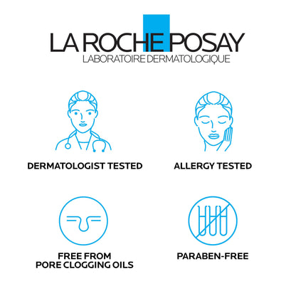 La Roche-Posay Dry Skin Saver Gift Set with Toleriane Hydrating Gentle Cleanser Face Wash 50ml, Double Repair Face Moisturizer 40ml & Cicaplast B5+ 40ml, Travel Size Face Cleanser & Face Lotion Set