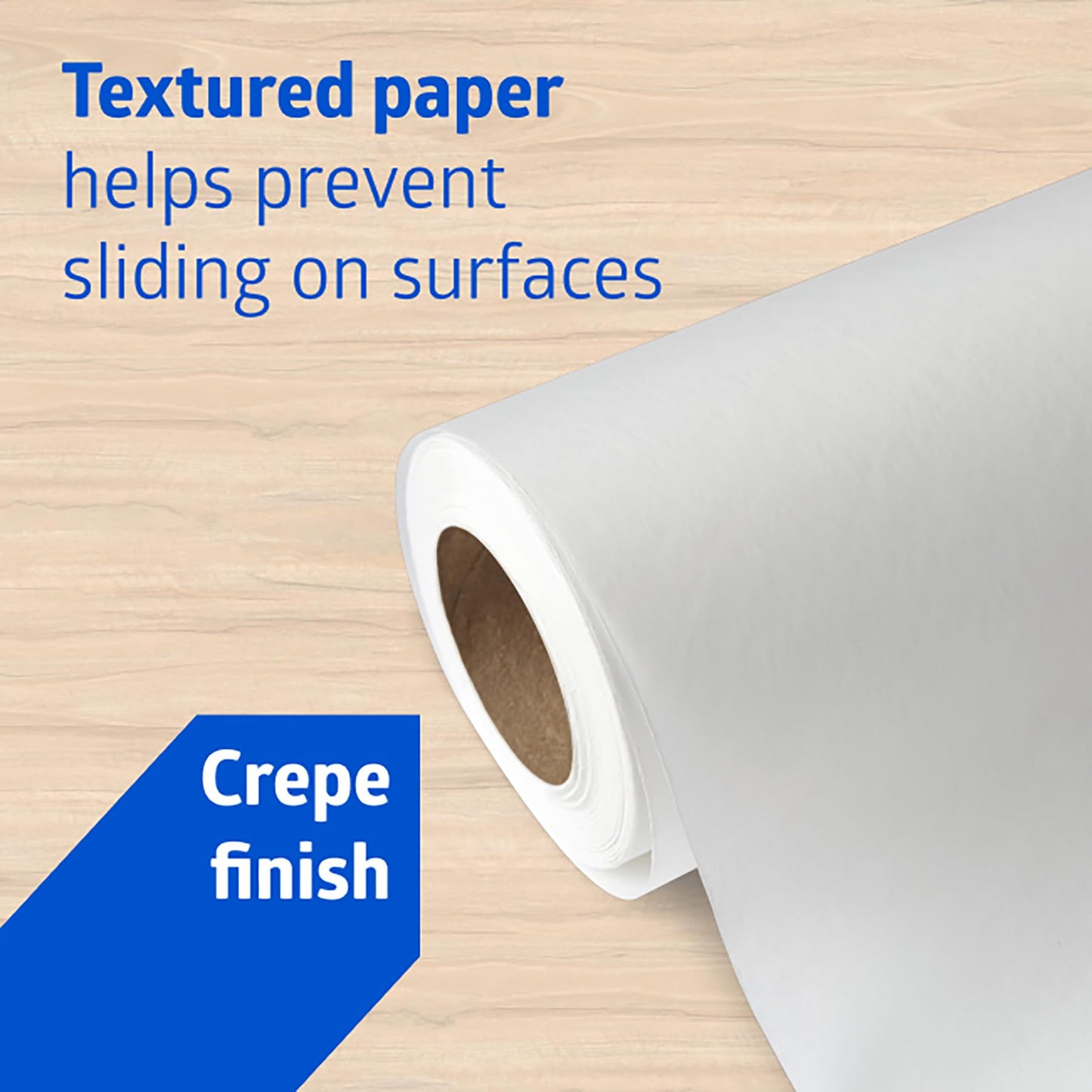Medline Deluxe Crepe Exam Table Paper, Latex Free, 21" x 125' Size (Pack of 12)