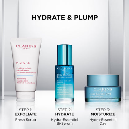 Clarins Fresh Scrub | Award-Winning | Refreshing, Cream-Gel Face Scrub With Natural Beads | Gently Exfoliates, Refreshes and Hydrates | Paraben-Free | SLS -Free | Mineral Oil Free | All Skin Types