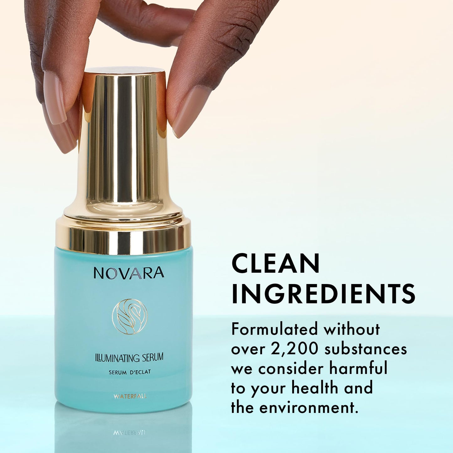 Novara Illuminating Serum | Triple Hyaluronic Acid | Korean Skincare | Targets Fine Lines & Wrinkles | Hydrating & Plumping | Moisture Boosting | Doctor Recommended | 1 Oz