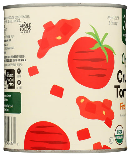 365 by Whole Foods Market, Organic Crushed Tomatoes, Fire Roasted, 28 Ounce