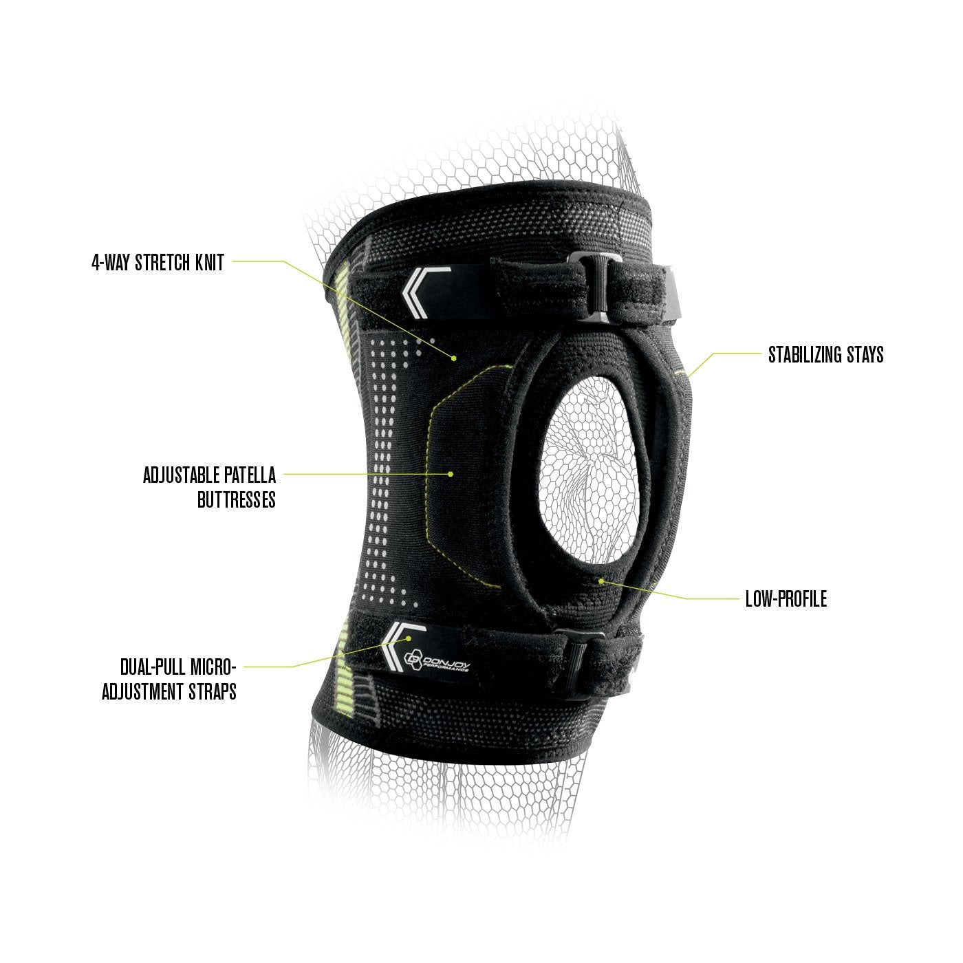 DonJoy Performance Dual-Pull Patella Stabilizer Knee Brace