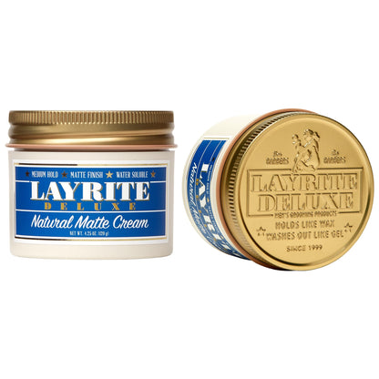 Layrite Deluxe Natural Matte Cream 4.25 of 2 pack