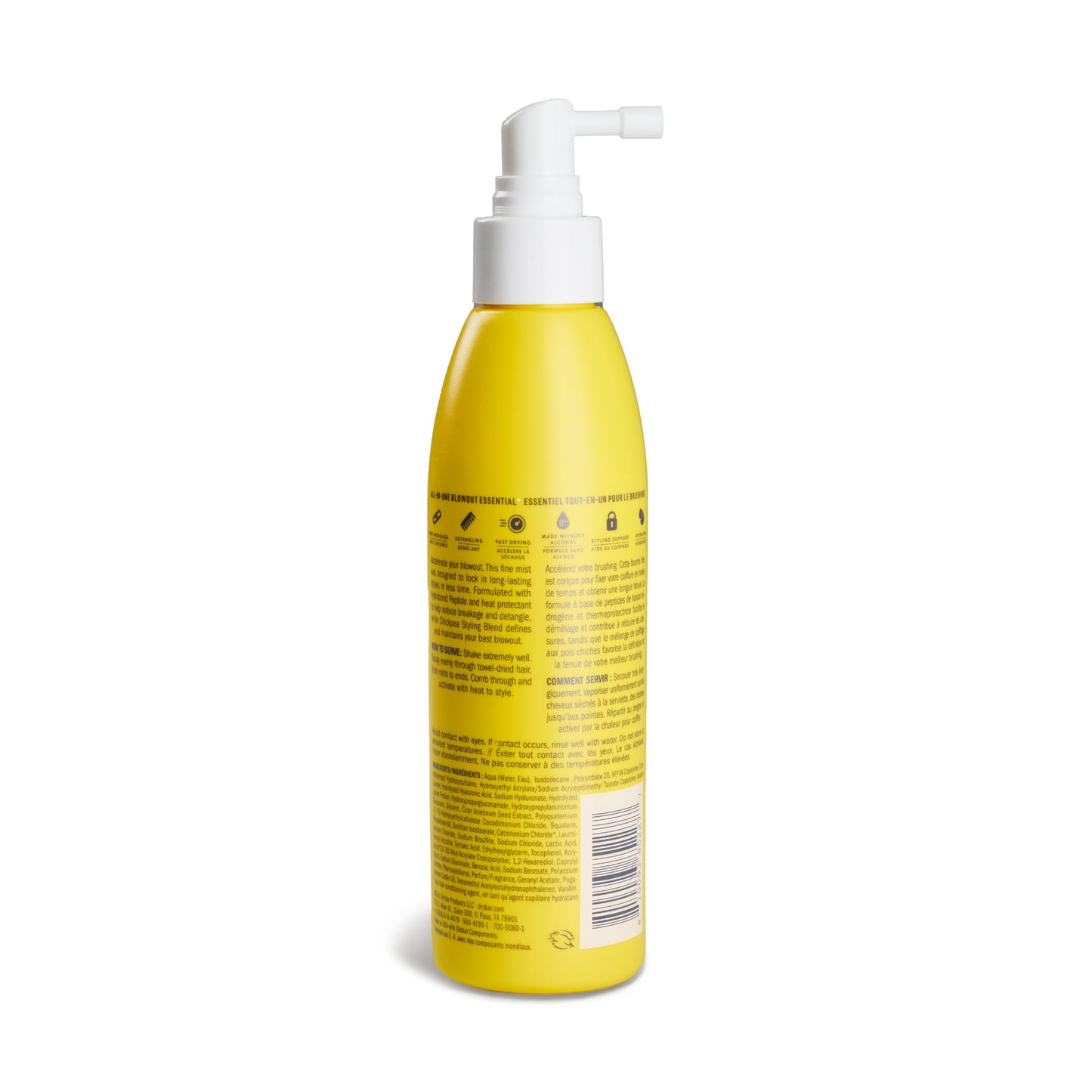 Drybar Blowout Defense Strengthen & Extend Blowout Accelerator Spray, Speeds Drying, Detangles, Reduces Breakage, and Locks in Long-Lasting Blowouts