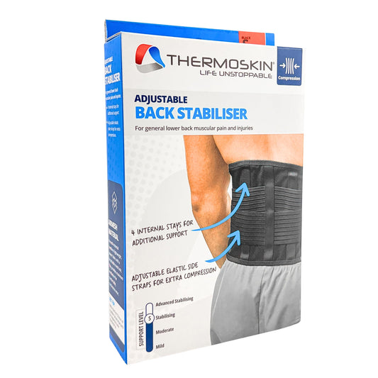 thermoskin Elastic Back Stabilizer, Beige, Large