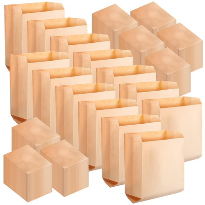 300 Pcs Waxed Kraft Feminine Hygiene Liner Bag, Business Restroom Bathroom Personal Dispensers 7.5 x 10" Waste Receptacle Paper Liners, Sanitary Napkin Disposal Bags, Kraft Bag