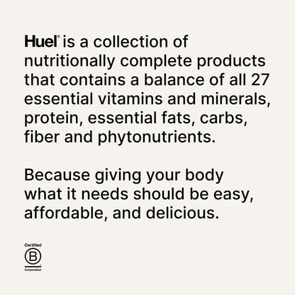 Huel Hot and Savory Meal Packs | Chick'n & Mushroom | Up to 25g Protein Plant Based Instant Meal | 27 Vitamins and Minerals | 100% Nutritionally Complete | 7 Pack