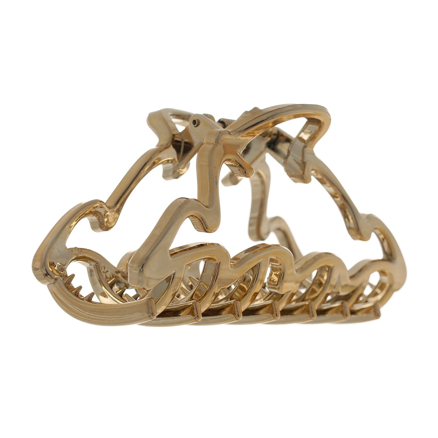 Ouidad Made for Curls XL Claw Clips, Gold and Silver, 2 Count