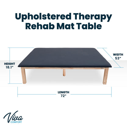 AdirMed Wide Bariatric Mat Table, Physiotherapy Exercise Table for Seniors