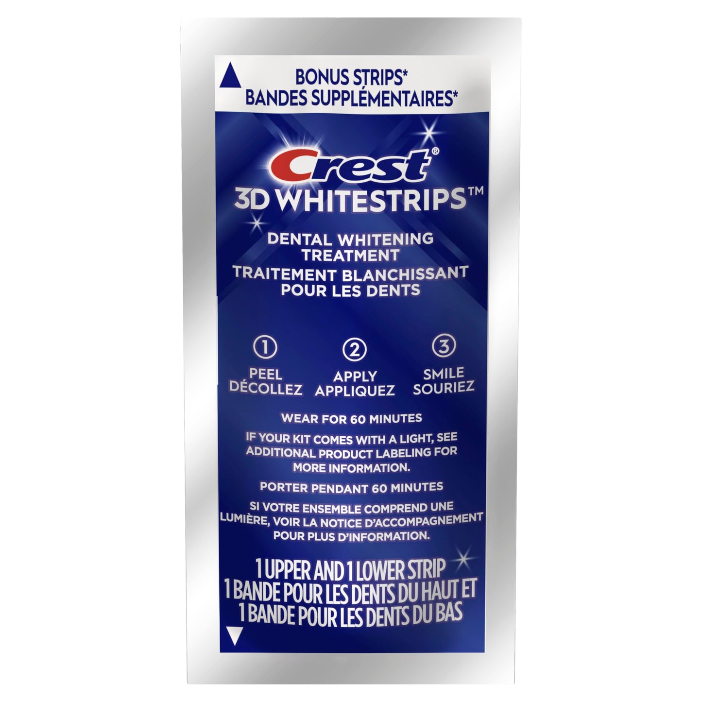 Crest 3D Whitestrips Professional Effects – Teeth Whitening Kit, 22 Treatments (20 + 2 Bonus), Each with 1 Upper/1Lower, 44 Strips – Crest 3DWhite Teeth Whitening Strips