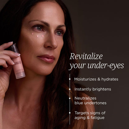 COLLEEN ROTHSCHILD Illuminating Tinted Eye Cream | Instant Brightening Effect | Nourishes & Targets Dark Circles | With Hyaluronic Acid, Caffeine, Pearlized Pigments & Peptides (0.5 fl oz)