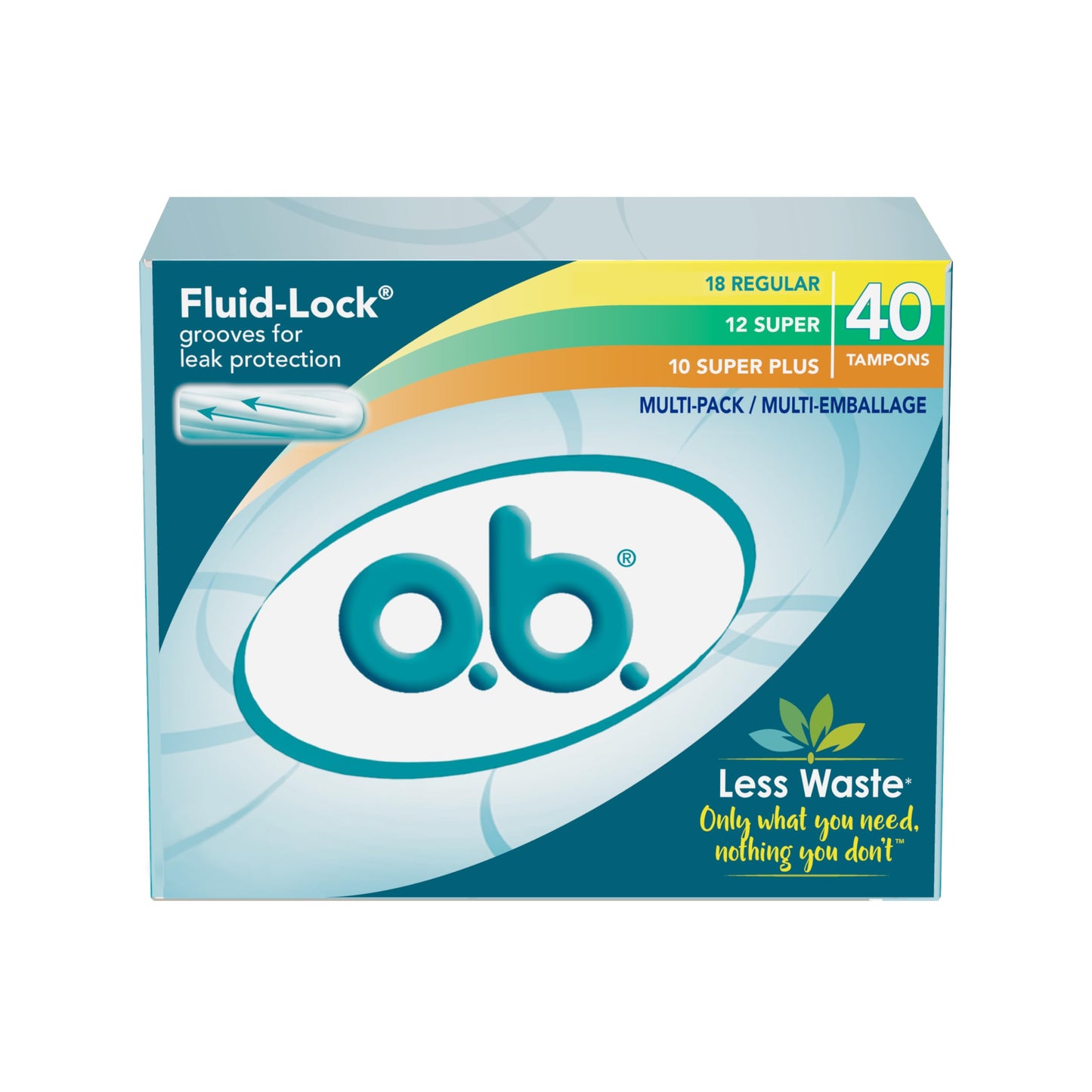 o.b. Tampons 40ct and Schick Hydro Silk Dermaplaning Tools | Tampons Multipack and Facial Razor Kit