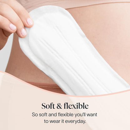 Cora 100% Organic Cotton Topsheet Bladder Liners (72 Long Bladder Liners)