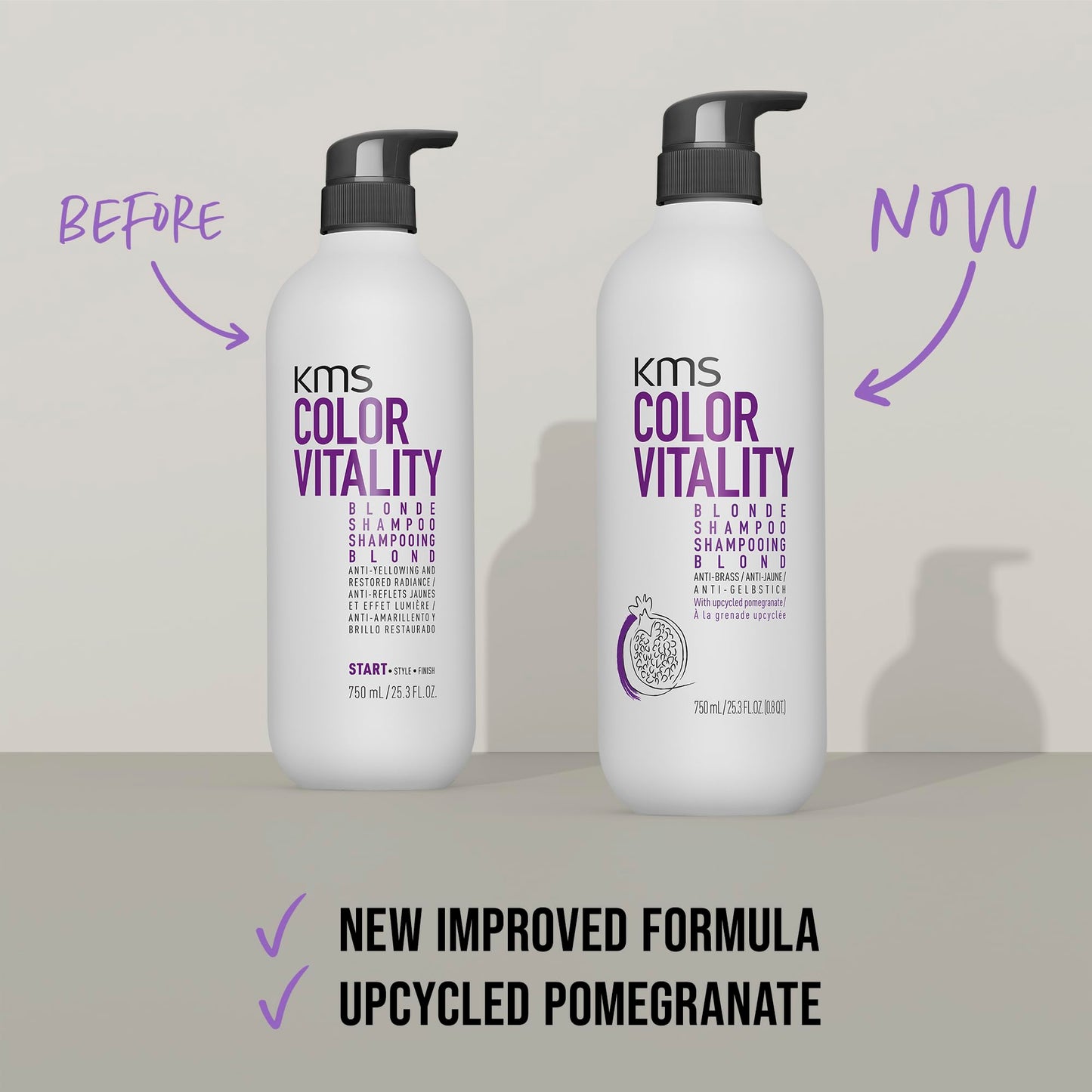 KMS COLORVITALITY Blonde Illuminating Purple Conditioner