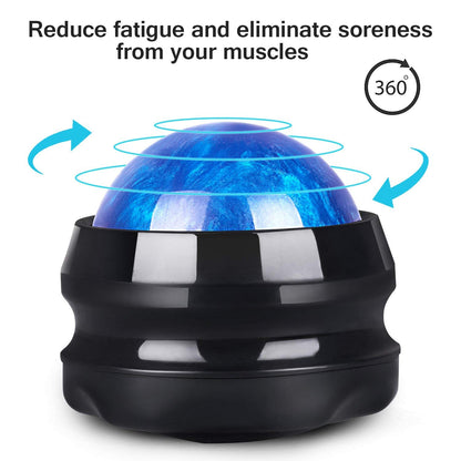 Solacium Manual Massage Roller Ball - Massager and Therapy Tool for Sore Muscles, Shoulders, Arms, Neck, Back, Feet, Body, Deep Tissue, Stiffness, Joint Pain, Stress Relief