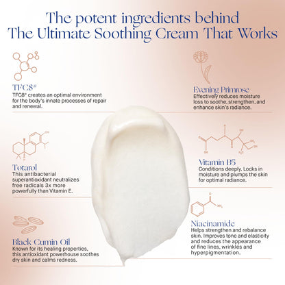 Augustinus Bader The Ultimate Soothing Cream – Luxury Anti-Aging Face Moisturizer – Hydrates, Soothes & Calms Redness for Dry & Sensitive Skin