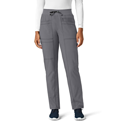 Carhartt Cross-Flex Scrubs for Women, Slim Leg Scrub Pants Pewter