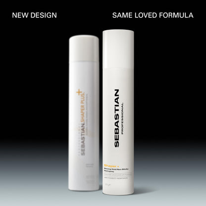 Sebastian Professional Shaper Plus Hairspray | Touchable, Humidity Resistant, Extra Hold | 24 Hour Flexible Styling Control | For All Hair Types