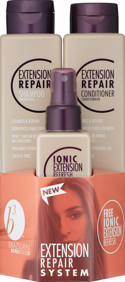 B3 Brazilian Bondbuilder Extension Shampoo/Conditioner/Refresh Trio Pack,28.75 fl oz.(3 Count)
