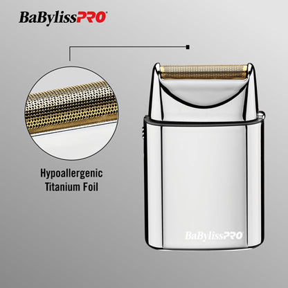 BaBylissPRO Barberology Foil Shaver FXFS1 SILVERFX Professional High-Torque Shaver